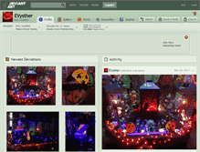 Tablet Screenshot of evysther.deviantart.com