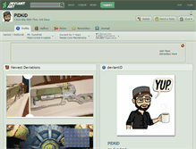 Tablet Screenshot of pidkid.deviantart.com