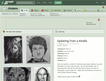 Tablet Screenshot of jgadams.deviantart.com