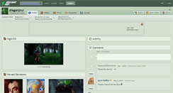 Desktop Screenshot of dragonzrul.deviantart.com