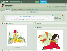 Tablet Screenshot of angeloluha.deviantart.com