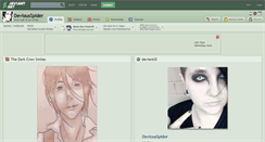 Desktop Screenshot of deviousspider.deviantart.com