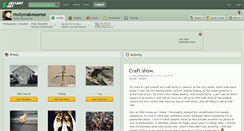 Desktop Screenshot of mollymakessense.deviantart.com