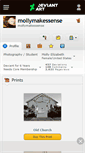 Mobile Screenshot of mollymakessense.deviantart.com