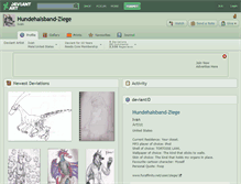 Tablet Screenshot of hundehalsband-ziege.deviantart.com