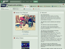 Tablet Screenshot of dreamworks-artists.deviantart.com