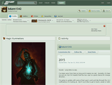 Tablet Screenshot of bdunn1342.deviantart.com