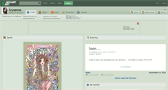 Desktop Screenshot of crysenna.deviantart.com