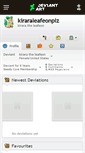 Mobile Screenshot of kiraraleafeonplz.deviantart.com