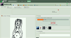 Desktop Screenshot of blueberry-tail.deviantart.com