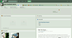 Desktop Screenshot of dark-keyblade-master.deviantart.com