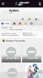 Mobile Screenshot of mystikx.deviantart.com