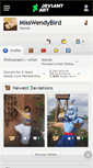 Mobile Screenshot of misswendybird.deviantart.com