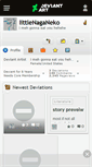 Mobile Screenshot of littlenaganeko.deviantart.com