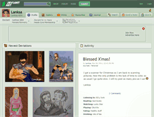 Tablet Screenshot of lanksa.deviantart.com