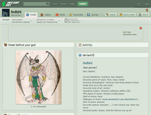 Tablet Screenshot of fedishi.deviantart.com