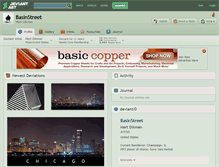 Tablet Screenshot of basinstreet.deviantart.com