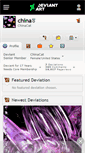 Mobile Screenshot of china.deviantart.com