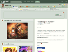 Tablet Screenshot of kuraudia.deviantart.com