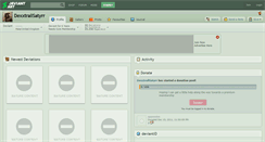 Desktop Screenshot of dexxtrallsatyrr.deviantart.com