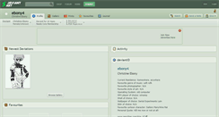 Desktop Screenshot of ebony4.deviantart.com