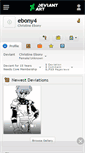 Mobile Screenshot of ebony4.deviantart.com