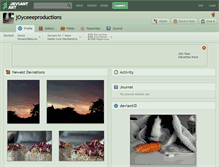 Tablet Screenshot of joyceeeproductions.deviantart.com