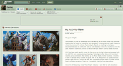 Desktop Screenshot of deriaz.deviantart.com