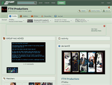 Tablet Screenshot of ftw-productions.deviantart.com