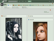 Tablet Screenshot of ikku.deviantart.com