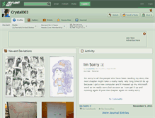 Tablet Screenshot of crystal003.deviantart.com