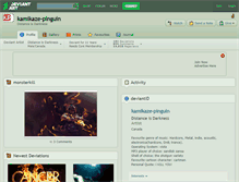 Tablet Screenshot of kamikaze-pinguin.deviantart.com