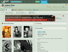 Tablet Screenshot of andrew-tyler.deviantart.com