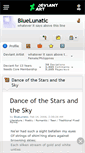 Mobile Screenshot of bluelunatic.deviantart.com