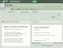 Tablet Screenshot of bluelunatic.deviantart.com