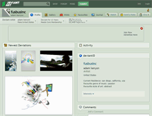 Tablet Screenshot of fusbusinc.deviantart.com