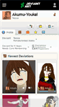 Mobile Screenshot of akumu-youkai.deviantart.com