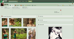 Desktop Screenshot of ofel1ja.deviantart.com