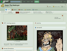 Tablet Screenshot of gozer-the-destroyor.deviantart.com