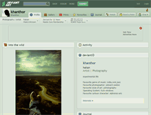 Tablet Screenshot of khanthor.deviantart.com