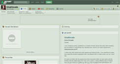 Desktop Screenshot of ginakincade.deviantart.com