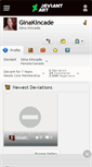 Mobile Screenshot of ginakincade.deviantart.com