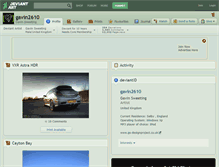 Tablet Screenshot of gavin2610.deviantart.com
