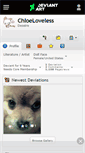 Mobile Screenshot of chloeloveless.deviantart.com