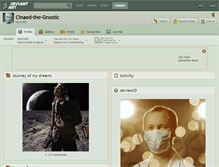 Tablet Screenshot of cinaed-the-gnostic.deviantart.com