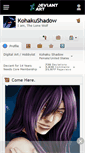 Mobile Screenshot of kohakushadow.deviantart.com
