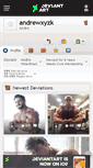 Mobile Screenshot of andrewxyzk.deviantart.com