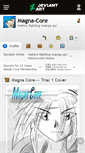 Mobile Screenshot of magna-core.deviantart.com