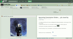Desktop Screenshot of muddytiger.deviantart.com