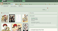 Desktop Screenshot of kazekage-circle.deviantart.com